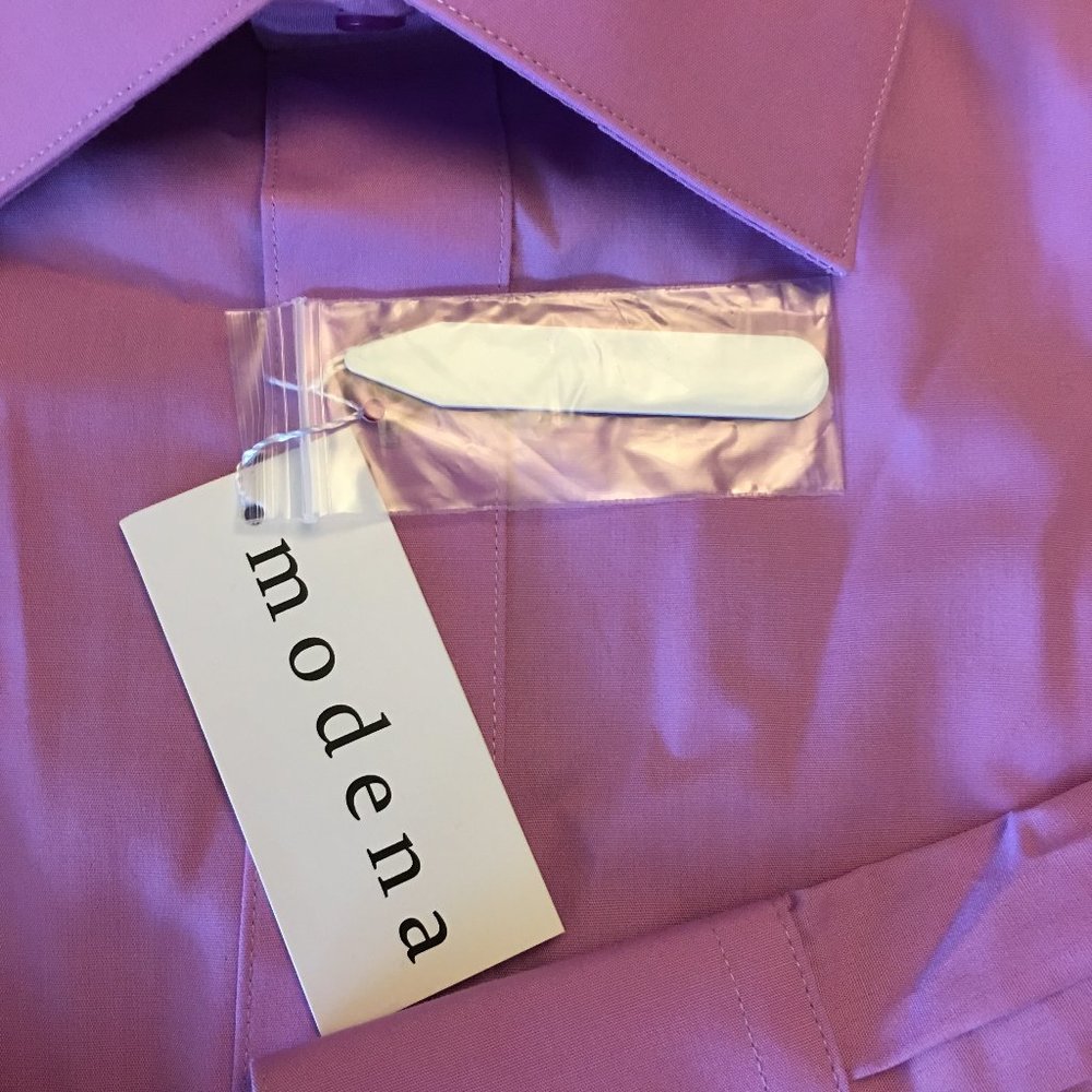 MODENA Classic Fit Button Front Shirt   |    NWT! - Picture 5 of 11